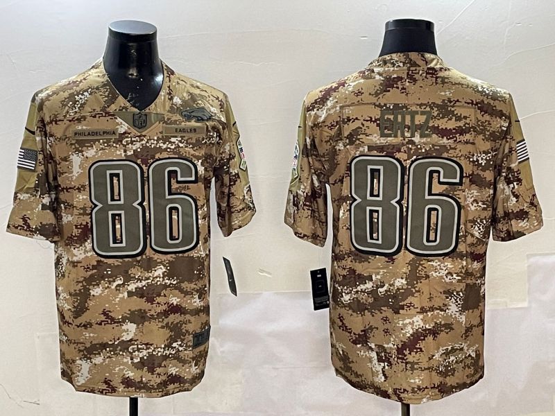 Men Philadelphia Eagles #86 Ertz Camo 2025 Nike Salute to Service Limited NFL Jersey style 212->philadelphia eagles->NFL Jersey
